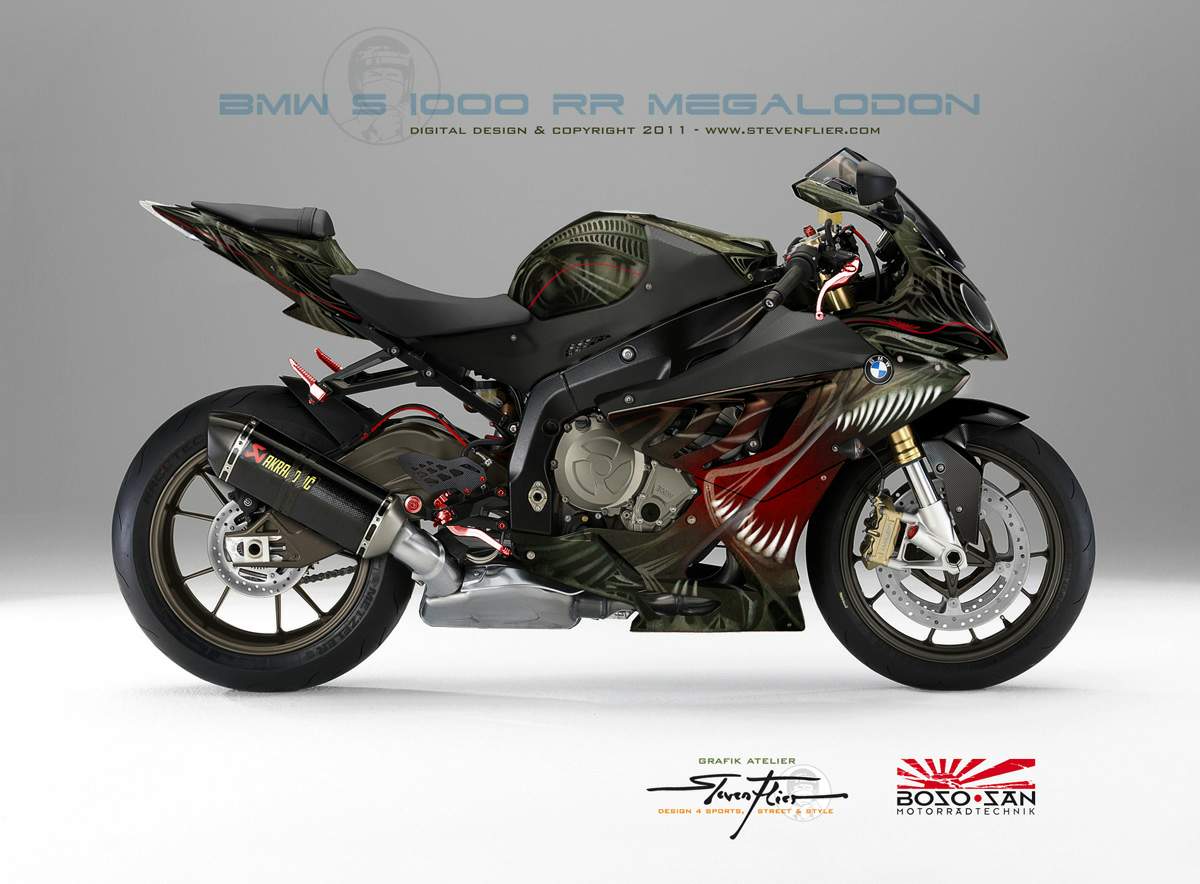 Bmw best sale shark moto